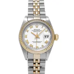 ROLEX DATEJUST 69173 WHITE WATCH 687375