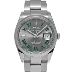 ROLEX DATEJUST 36 126200 SLATE WATCH 686930