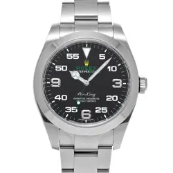 ROLEX AIR-KING 116900 BLACK WATCH 688482