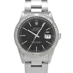 ROLEX DATEJUST THUNDERBIRD 16264 BLACK WATCH 676881