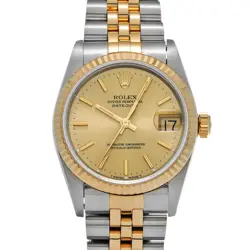 ROLEX DATEJUST 68273 CHAMPAGNE WATCH 682114
