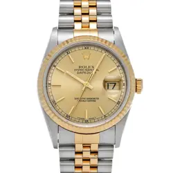 ROLEX DATEJUST 16233 CHAMPAGNE WATCH 680719