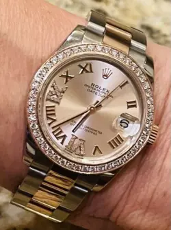 DIAMOND BEZEL/ROMAN