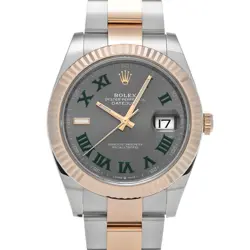 ROLEX DATEJUST 41 126331 SLATE GRAY WATCH 686640