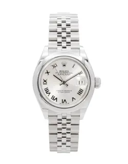 ROLEX DATEJUST 28 / SILVER ROMAN DIAL  / 2025 / 279160
