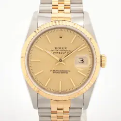 ROLEX DATEJUST 36 16233 SS×YG SS×YG AT CHAMPAGNE-FACE