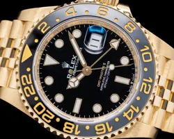 Rolex GMT Master II 126718 18K Yellow Gold WITH BOX AND PAPERS