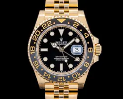 Rolex GMT Master II 126718 18K Yellow Gold WITH BOX AND PAPERS