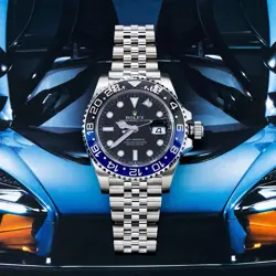 BATMAN ROLEX GMT-MASTER II 126710BLNR BLUE AND BLACK BEZEL