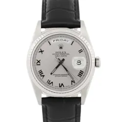 FLUTED LEATHER WATCH