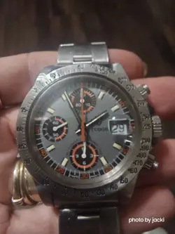 MENS VINTAGE TUDOR MONTE CARLO BIG BLOCK ROLEX WATCH