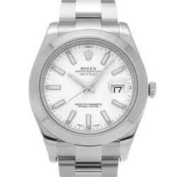 ROLEX DATEJUSTII 116300 WHITE WATCH 683640