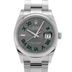 ROLEX DATEJUST 36 126200 SLATE WATCH 684717