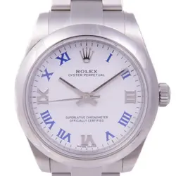 ROLEX OYSTER PERPETUAL 31 177200 AUTOMATIC WATCH STAINLESS STEEL WHITE