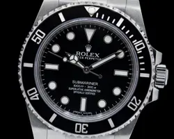 Rolex Submariner 114060 No Date Ceramic Bezel SS WITH BOX AND PAPERS