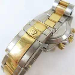 ROLEX Cosmograph Daytona Automatic Watch 116523G 18K Yellow Gold Stainless Steel