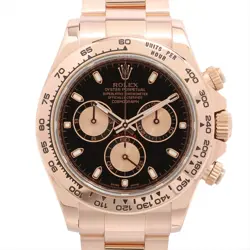 ROLEX COSMOGRAPH DAYTONA 116505 PG PG AT BLACK DIAL 2 EXTRA LINKS