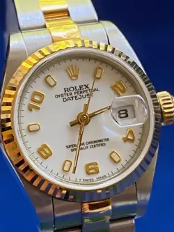 ROLEX DATEJUST 69173 BRAND NEW UNWORN, BOX, BOOKLETS, TAGS, STUNNING