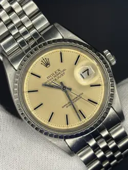 ROLEX DATEJUST REF. 1603 –  TROPICAL PATINA DIAL – ORIGINAL BOX & 12M WARRANTY