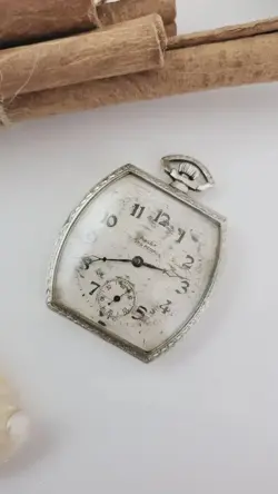 ROLEX 1920 THE YEARS VINTAGE WHITE DIAL AUTOMATIC POCKET WATCH