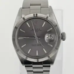 ULTRA RARE ROLEX 1501 LAVENDER GRAY DIAL SERVICED OYSTER DATE 1501 AUTOMATIC