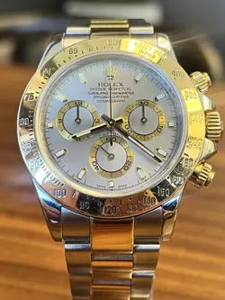 ROLEX COSMOGRAPH DAYTONA 116523 STEEL GRAY DIAL TWO TONE