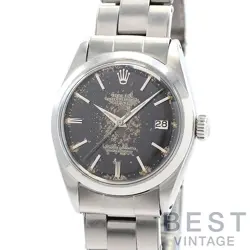 ROLEX OYSTER PERPETUAL DATE GILT DIAL 1500/0 MEN'S WATCH FROM JAPAN G0818