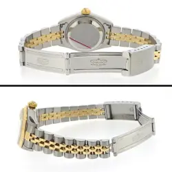 Rolex Datejust 79173 Fluted Bezel White Dial Jubilee Bracelet SS 18K Yellow Gold