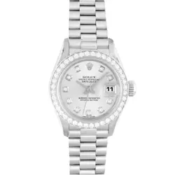 ROLEX DATEJUST 79136G PLATINUM PRESIDENT BRACELET #009