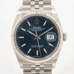 ROLEX DATEJUST 36 126234 SS×WG SS AT BLUE-FACE