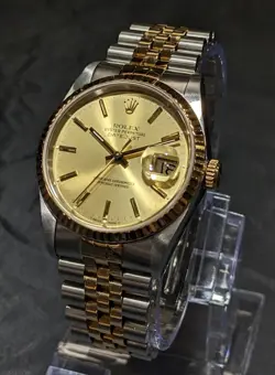 ROLEX 1990 DATEJUST 16233 36MM TWO-TONE JUBILEE