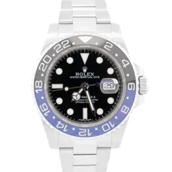 ROLEX GMT-MASTER II BATMAN STAINLESS STEEL BLUE BLACK OYSTER 40MM 116710 BLNR
