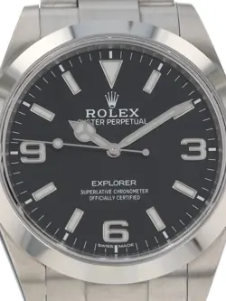 40979: Rolex Explorer 39, Ref. 214270, Mark II Dial, Box and 2020 Card