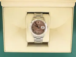 1999 ROLEX DATEJUST TURNOGRAPH 16264 PINK SALMON ROMAN DIAL SS OYSTER 36MM