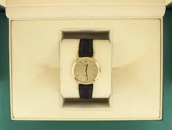 1976 ROLEX LADIES CELLINI CHAMPAGNE DIAL 18KT YG LEATHER STRAP NO PAPERS 26MM