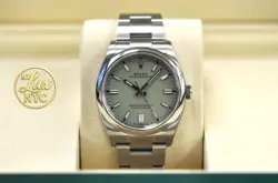 2025 NEW, UNWORN ROLEX OYSTER PERPETUAL 36MM 126000 PISTACHIO DIAL,  FULL SET.