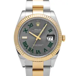 ROLEX DATEJUST 41 126333 SLATE WATCH 686637