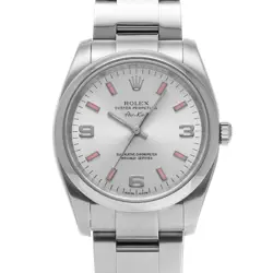 ROLEX AIR-KING 114200 SILVER WATCH 653966