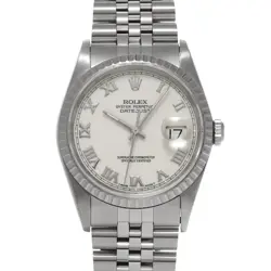 ROLEX DATEJUST 16220 IVORY WATCH 686512
