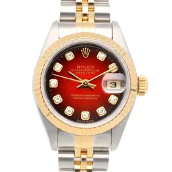 ROLEX DATEJUST WATCHES 69173G STAINLESS STEEL K18 YELLOW GOLD T-NUMBER USED
