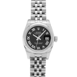 ROLEX DATEJUST 179160 BLACK WATCH 685910
