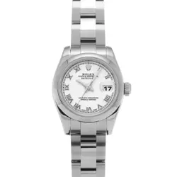 ROLEX DATEJUST 179160 WHITE WATCH 687330