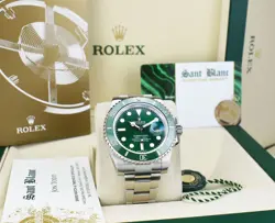 STEEL SUBMARINER GREEN