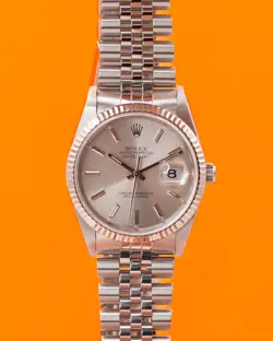 ROLEX DATEJUST 36MM 16234 SILVER DIAL E SERIAL JUBILEE