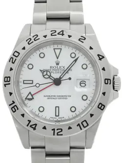 ROLEX EXPLORER 2 16570 WHITE CASE SIZE 40MM MEN'S USED WATCH #814719