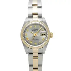 ROLEX DATEJUST 69173 GRAY CASE SIZE 26×26MM LADIES USED WATCH #825319