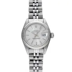 ROLEX DATEJUST 69174 SILVER CASE SIZE 26×26MM LADIES USED WATCH #813719