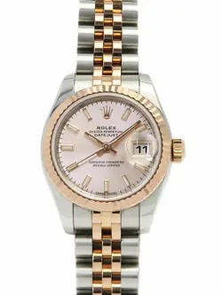 ROLEX DATEJUST 179171 PINK CASE SIZE 26MM LADIES USED WATCH #813519