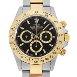 ROLEX COSMOGRAPH DAYTONA 16523 BLACK A NUMBER SECOND HAND MENS