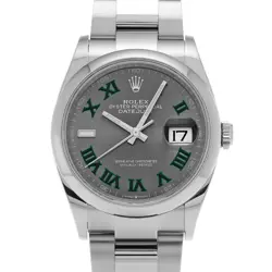 ROLEX DATEJUST 36 126200 CASE SIZE 36×36MM MEN'S USED WATCH #811319